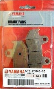 Product image: Yamaha - 5TGW00461000 - BRAKE PAD KIT 2 