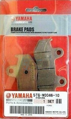 Product image: Yamaha - 5TGW00461000 - BRAKE PAD KIT 2  0
