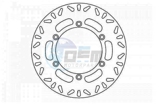 Product image: Cagiva - 800062818 - FRONT BRAKE DISC  0