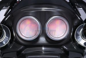 Product image: Suzuki - 990D0-44G25-PAD - TAIL LIGHT COVER CARBON LOOK 