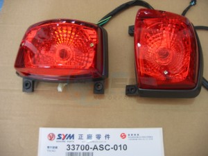 Product image: Sym - 33700-ASC-010 - TAIL LIGHT 