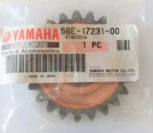 Product image: Yamaha - 5BE172310000 - GEAR, 3RD WHEEL 