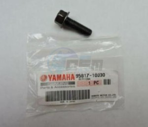 Product image: Yamaha - 958171003000 - BOLT, FLANGE  