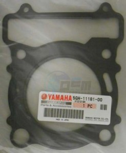 Product image: Yamaha - 5GH111810000 - GASKET, CYLINDER HEAD 1 