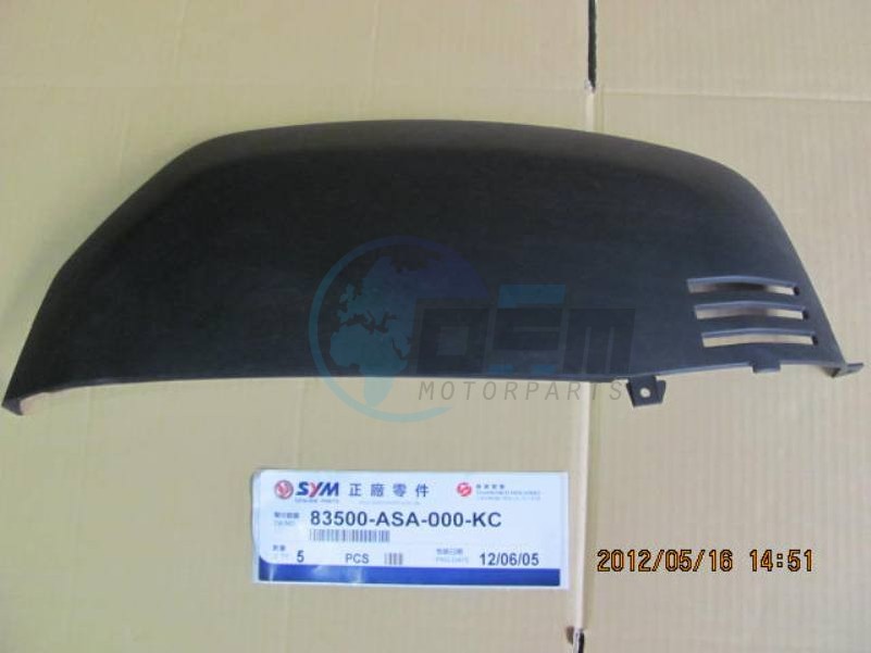 Product image: Sym - 83500-ASA-000-BS - R. BODY COVER  BU-3005S  0