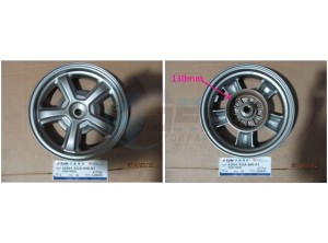 Product image: Sym - 42601-XGA-000-S1 - RR.CAST WHEEL (S-881S) 