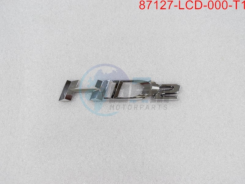 Product image: Sym - 87127-LCD-000-T1 - R. BODY COVER EMBLEM TYPE1  0