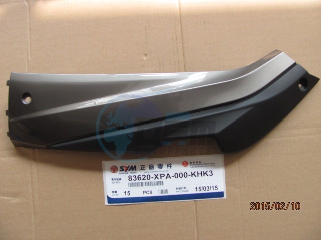 Product image: Sym - 83620-XPA-000-KHK3 - L. SIDE COVER  0