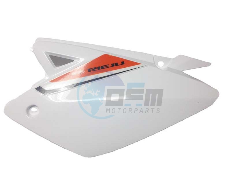 Product image: Rieju - 0/R00.570.5059 - LEFT SIDE PLATE ORANGE MRT 2015  0