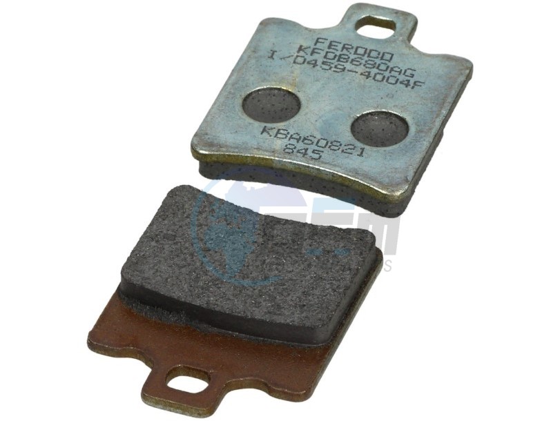 Product image: Gilera - 647172 - Brake pads couple (Brembo)  0