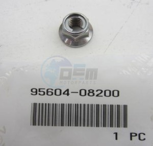 Product image: Yamaha - 956040820000 - NUT, SELF-LOCKING 