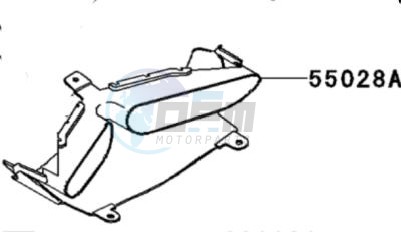 Product image: Kawasaki - 55028-1387-3L - COWLING,DUCT,M.F.C.GR  1