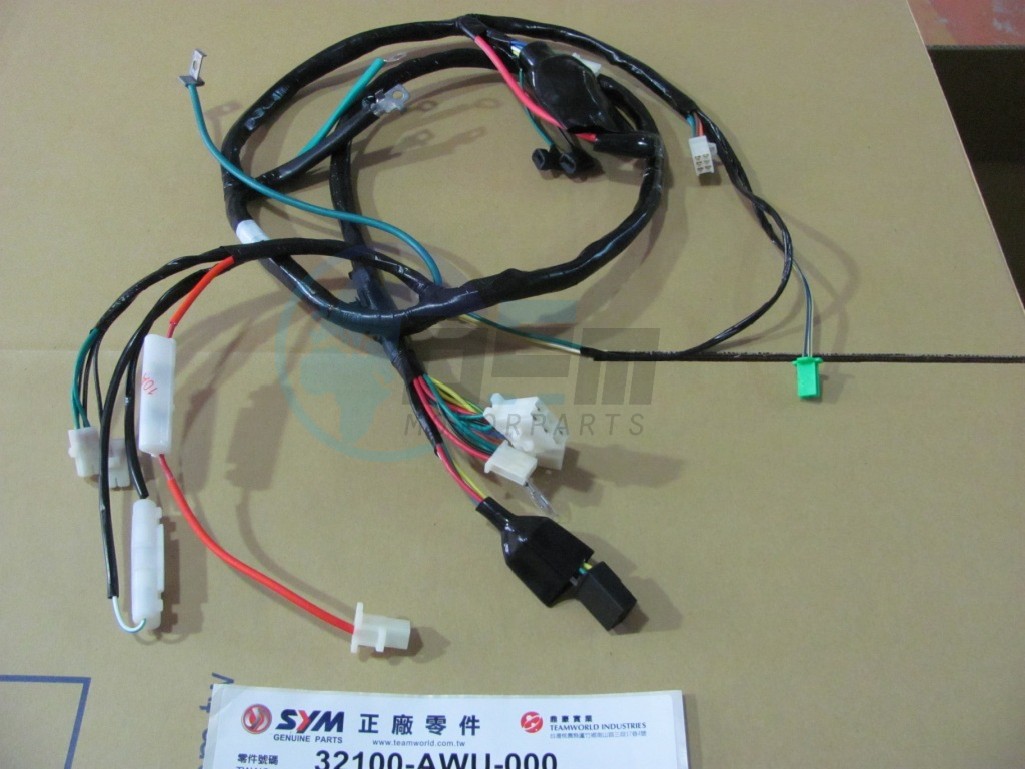 Product image: Sym - 32100-AWU-000 - WIRE HARNESS  0