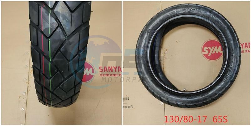 Product image: Sym - 42710-NH1-000 - RR.TIRE (130/80-17)  0