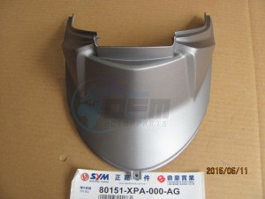 Product image: Sym - 80151-XPA-000-AG - CENTER COVER 