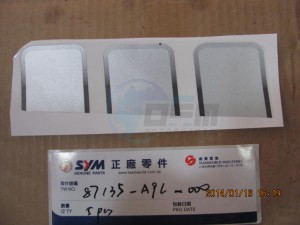 Product image: Sym - 87135-A9L-000 - R. SIDE COVER STRIPE 