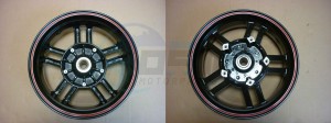 Product image: Sym - 42601-L6D-000-KB - RR. CAST WHEEL COMP(BK-001C+R) 