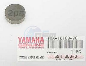 Product image: Yamaha - 3LD121697000 - PAD, ADJUSTING 