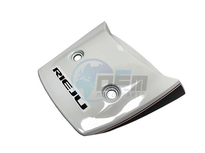 Product image: Rieju - 0/000.570.8076 - WHITE SEAT BASE REAR COVER  0