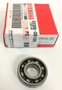 Product image: Yamaha - 933060010500 - BEARING B6001  