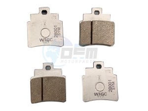 Product image: Sym - 45105-L3A-800-A - FR. BRAKE PAD SET(4PCS/1SET) 