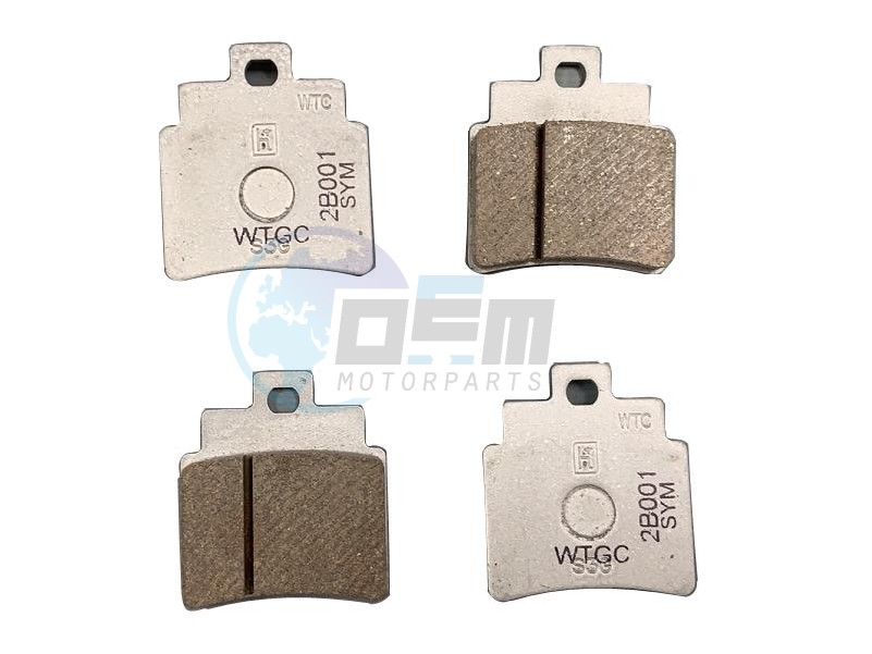 Product image: Sym - 45105-L3A-800-A - FR. BRAKE PAD SET(4PCS/1SET)  0