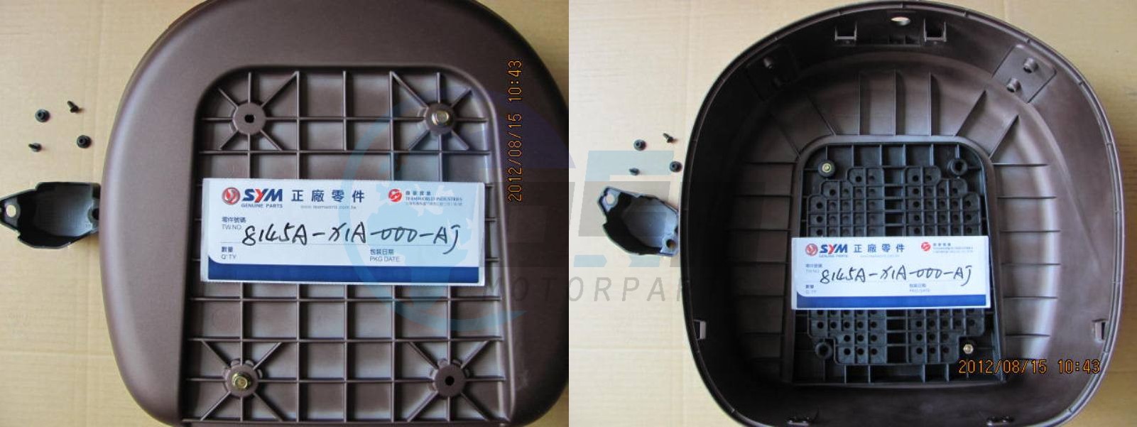 Product image: Sym - 8145A-X1A-000-AJ - TRUNK BOX CASE ASSY. B R-497U  0