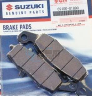 Product image: Suzuki - 69100-01890 - Pad set  0