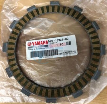 Product image: Yamaha - 5YU163210000 - PLATE, FRICTION  0