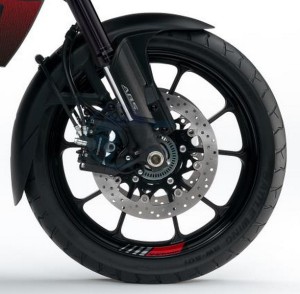 Product image: Suzuki - 990D0-WHL04-RED - Radaufkleber, rot, V-Strom 