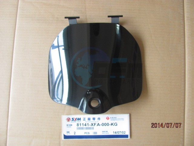 Product image: Sym - 81141-XFA-000-KG - INNER COVER B (BK-5560S)  0