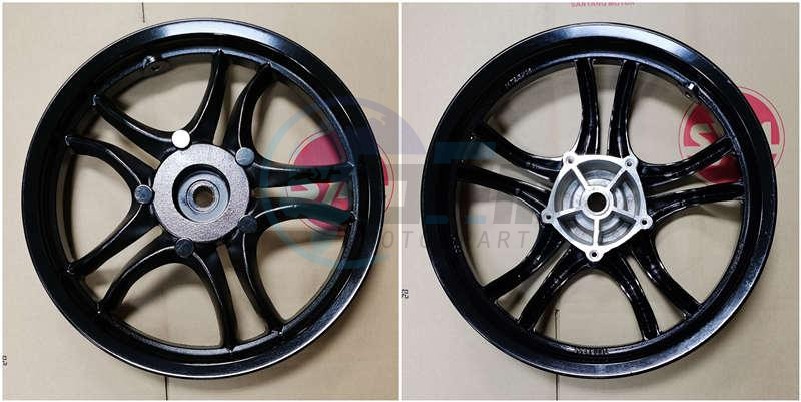 Product image: Sym - 42601-XSA-010 - RR. CAST WHEEL  0