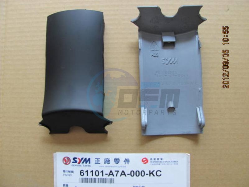 Product image: Sym - 61101-A7A-000-KC - FR. FENDER B BK007U  1