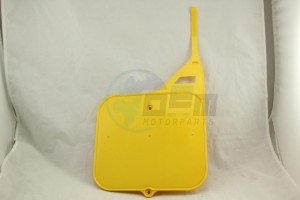 Product image: Suzuki - 94911-00B10-25Y - PLATE, FRONT NUMBER (YELLOW) 