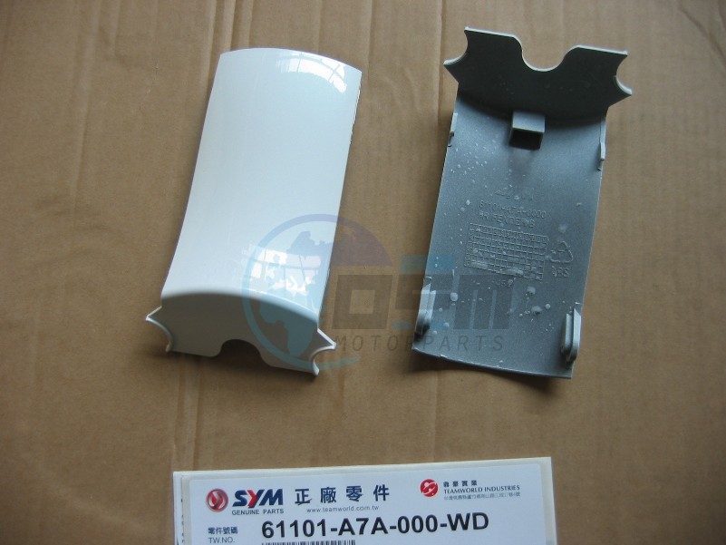 Product image: Sym - 61101-A7A-000-WD - FR. FENDER B WH8018P  0
