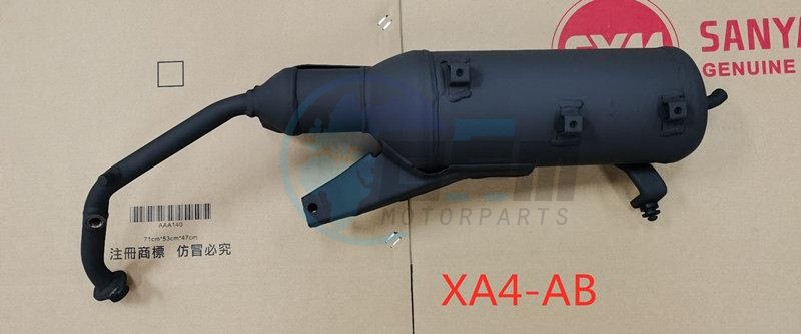 Product image: Sym - 18300-XA4-010 - EXH. MUFFLER COMP.  0