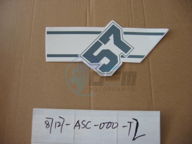 Product image: Sym - 87127-ASC-000-T1 - R BODY COVER STRIPE  0