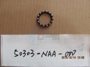 Product image: Sym - 50303-NAA-000 - UP STEEL BALLS AND RETAINER ASSY 