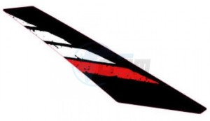 Product image: Gilera - 2H001210 - Left front mudguard decal 