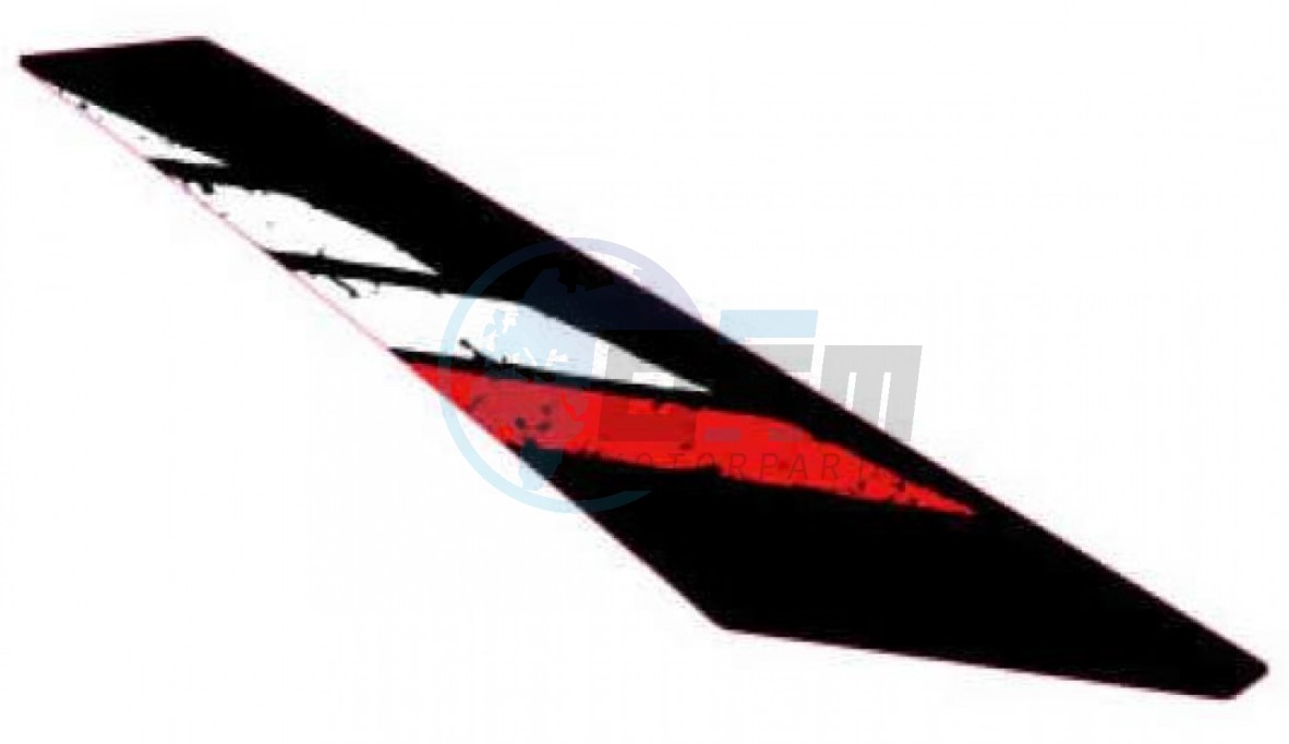 Product image: Gilera - 2H001210 - Left front mudguard decal  0
