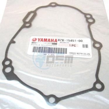 Product image: Yamaha - B7B154510000 - GASKET, CRANKCASE COVER 1  0