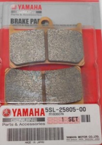 Product image: Yamaha - 5SL258050000 - BRAKE PAD KIT 