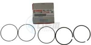 Product image: Yamaha - 39P116030000 - PISTON RING SET (STD) 