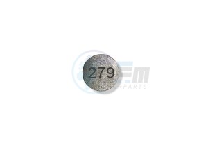 Product image: Sym - 14732-TL1-000-279 - TAPPET SHIM (T: 2.79 MM) 