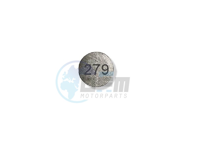 Product image: Sym - 14732-TL1-000-279 - TAPPET SHIM (T: 2.79 MM)  0