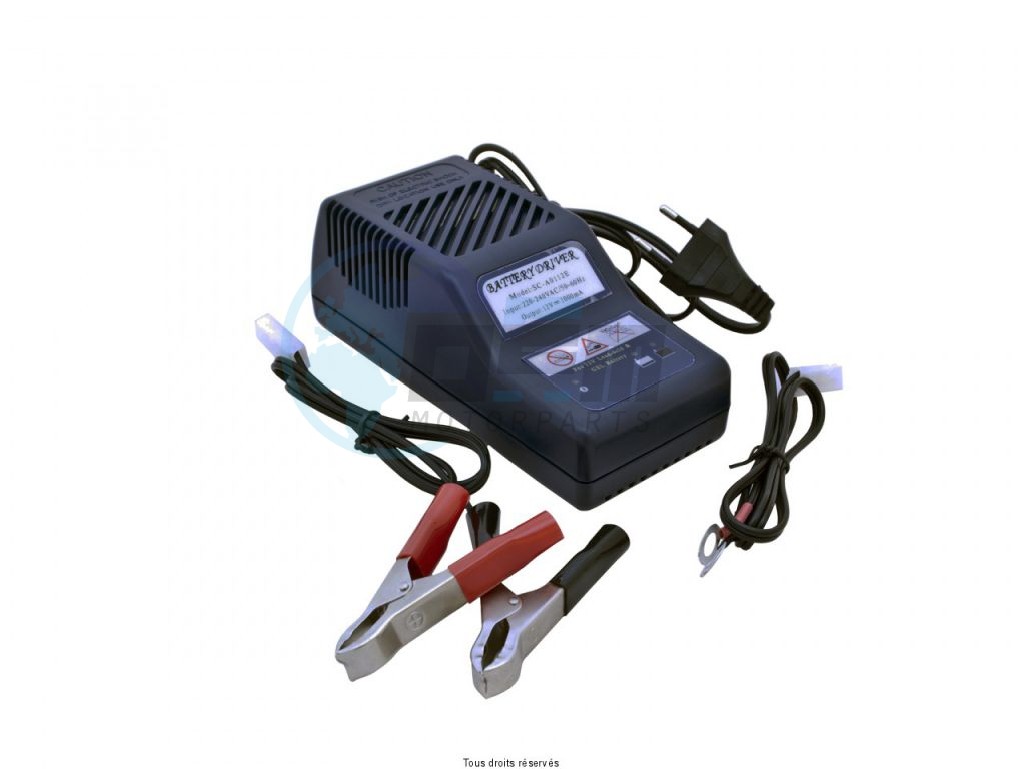 Product image: Kyoto - ACCUBAT - Battery Charger Moto & Scoot 12v Automatic 1000 mA    0