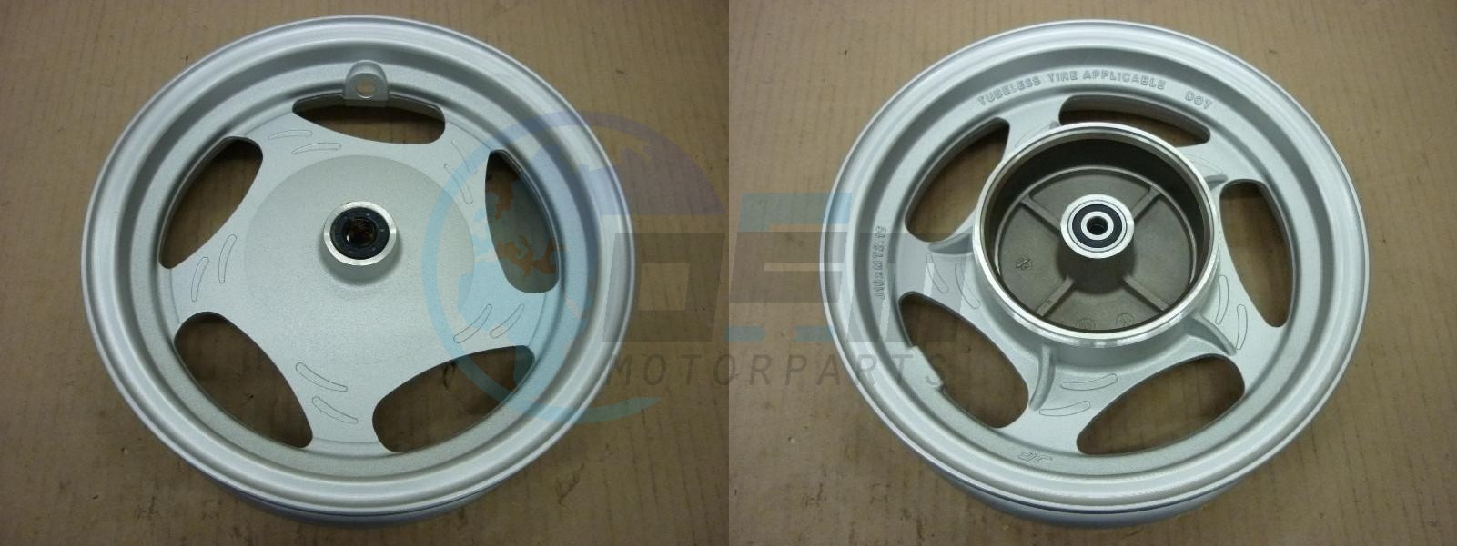 Product image: Sym - 4460A-E4E-002 - FR WHEEL SUB ASSY S-877C  0