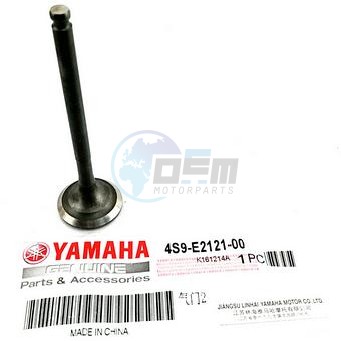 Product image: Yamaha - 4S9E21210000 - VALVE, EXHAUST  0