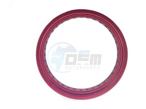 Product image: Rieju - 0/000.230.0809 - FRONT WHEEL RIM 17" x 2.5" RED 