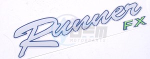 Product image: Gilera - 5746080095 - STICKER RUNNER 